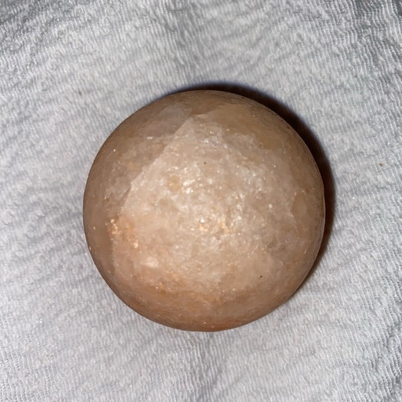 HIMALAYAN SALT CRYSTAL GLOBE STONE - Picture 1 of 5